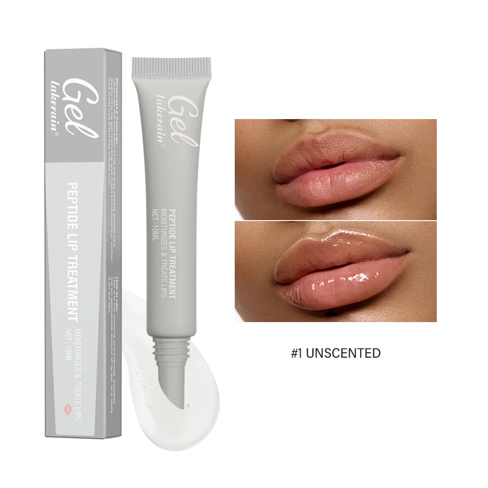 Baume Lèvres Hydratant Peptide – Gel Transparent Réparateur & Repulpant 10ml