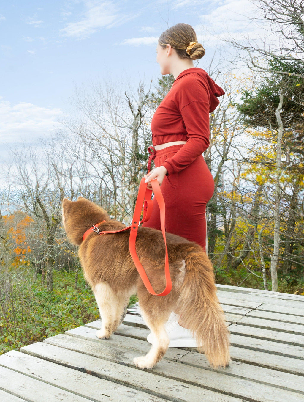 Ensemble Femme 3 Pièces – Cami Court, Veste Zippée & Jogging en French Terry