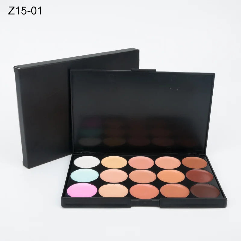 Palette Correcteur 15 Couleurs - Anticerne Camouflage Professionnel Contouring