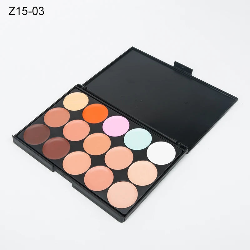 Palette Correcteur 15 Couleurs - Anticerne Camouflage Professionnel Contouring