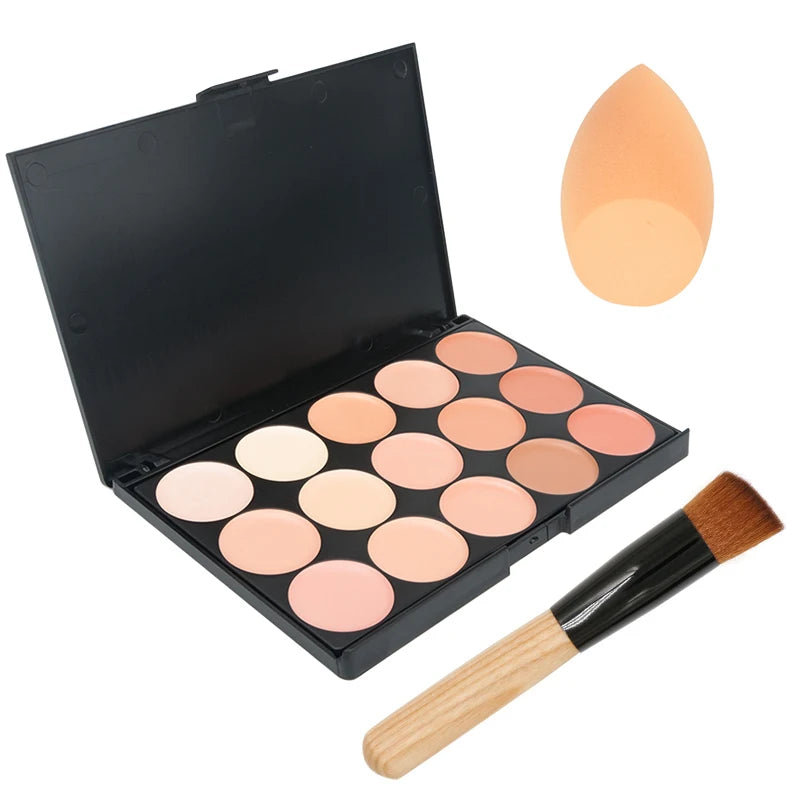 Palette Correcteur 15 Couleurs - Anticerne Camouflage Professionnel Contouring
