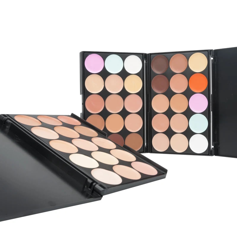 Palette Correcteur 15 Couleurs - Anticerne Camouflage Professionnel Contouring