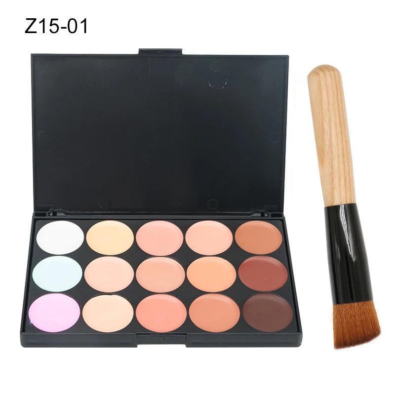 Palette Correcteur 15 Couleurs - Anticerne Camouflage Professionnel Contouring