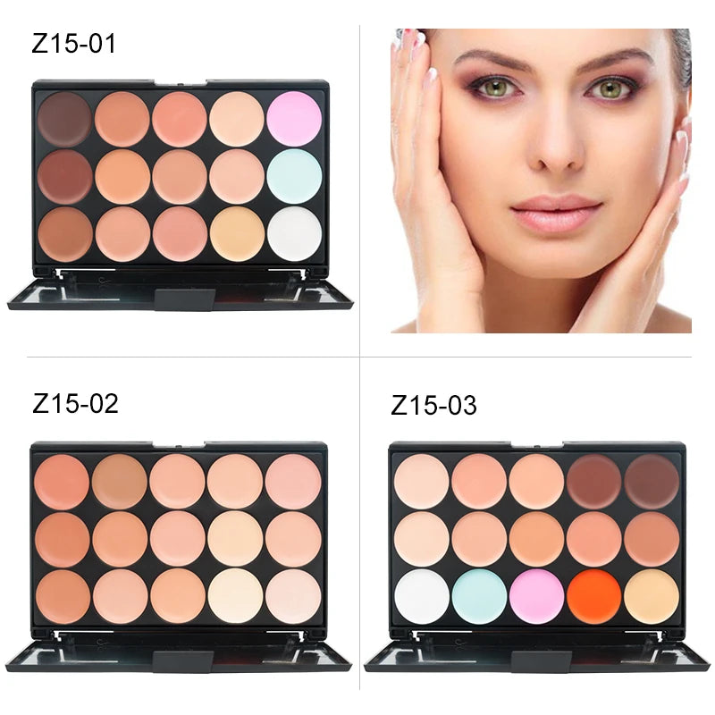 Palette Correcteur 15 Couleurs - Anticerne Camouflage Professionnel Contouring
