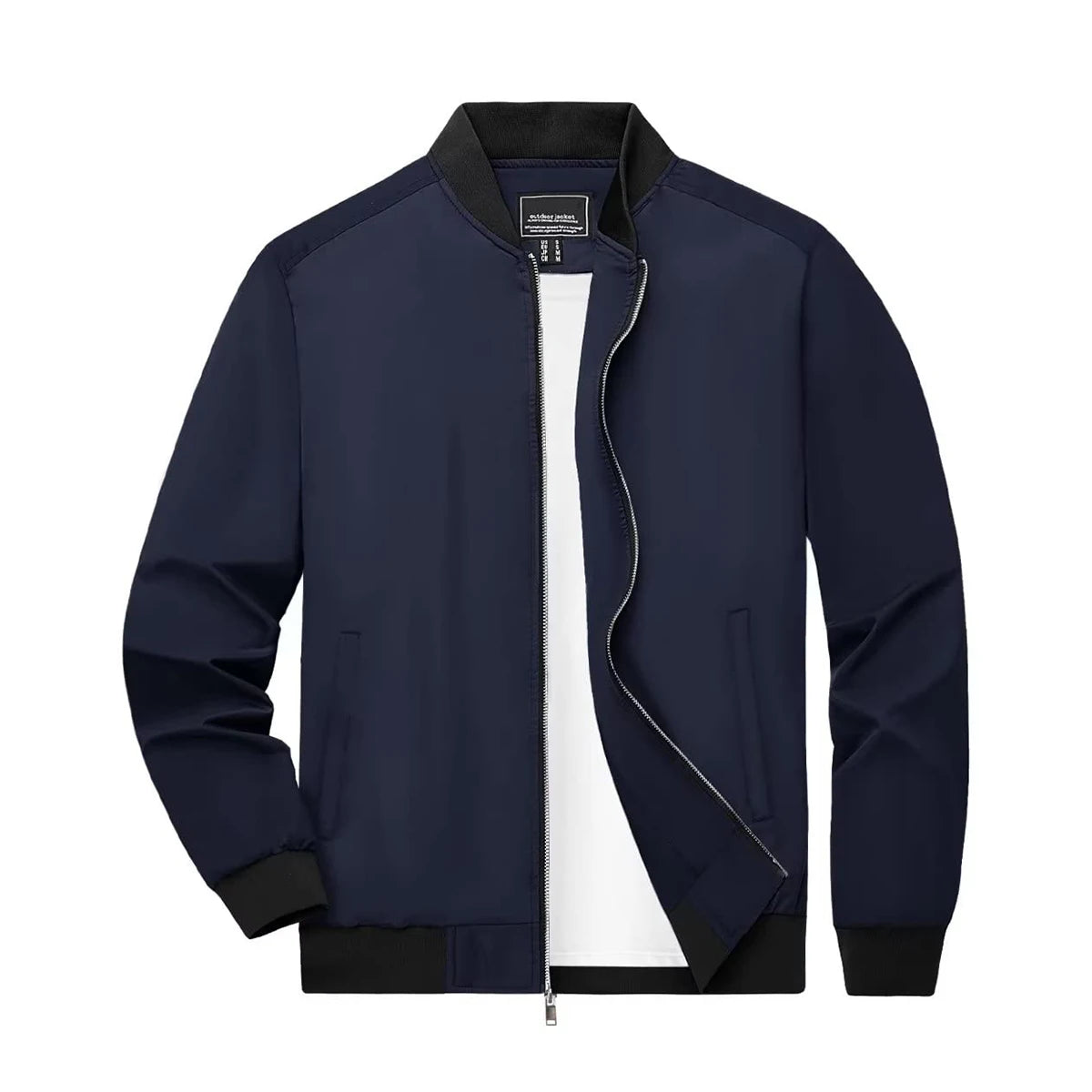 Veste Homme Bomber Légère - Coupe-Vent Imperméable Sport Outdoor