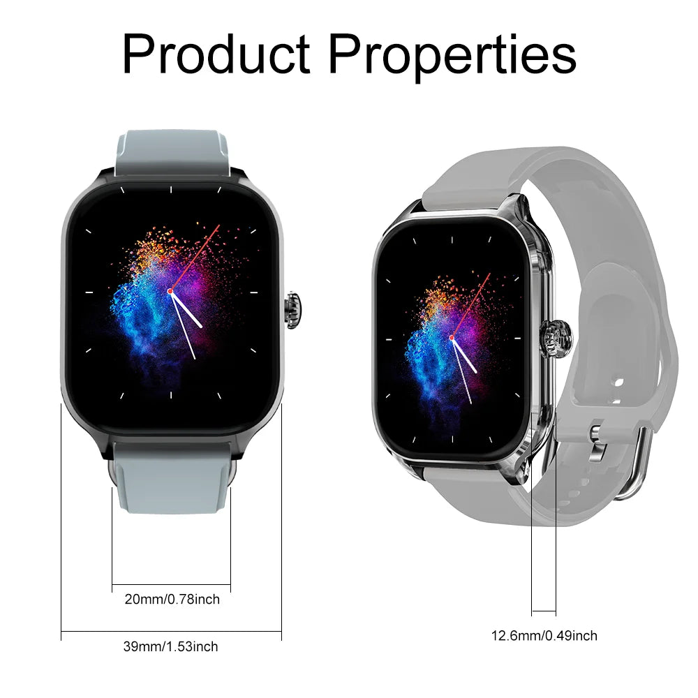 Montre Connectée LAXASFIT H9/H6 - Appels Bluetooth Suivi Santé