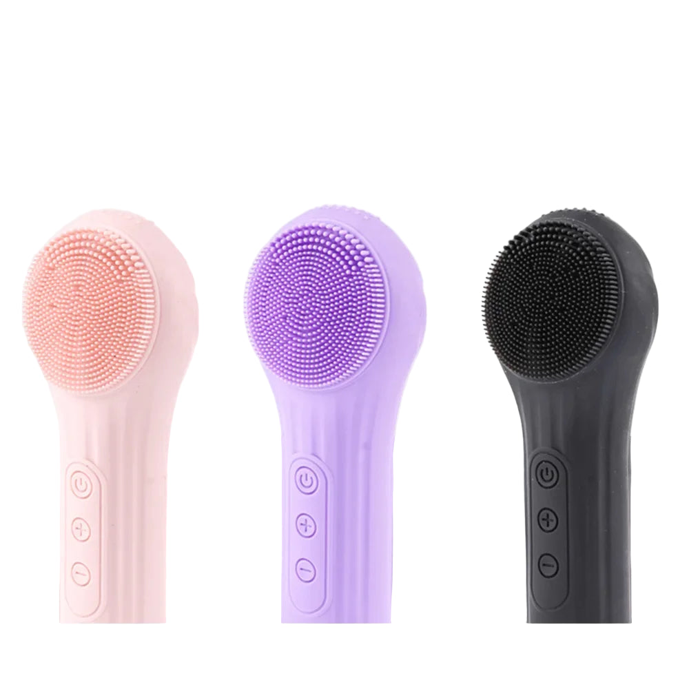 Brosse Nettoyante Faciale Sonique en Silicone - Massage Vibrant Waterproof