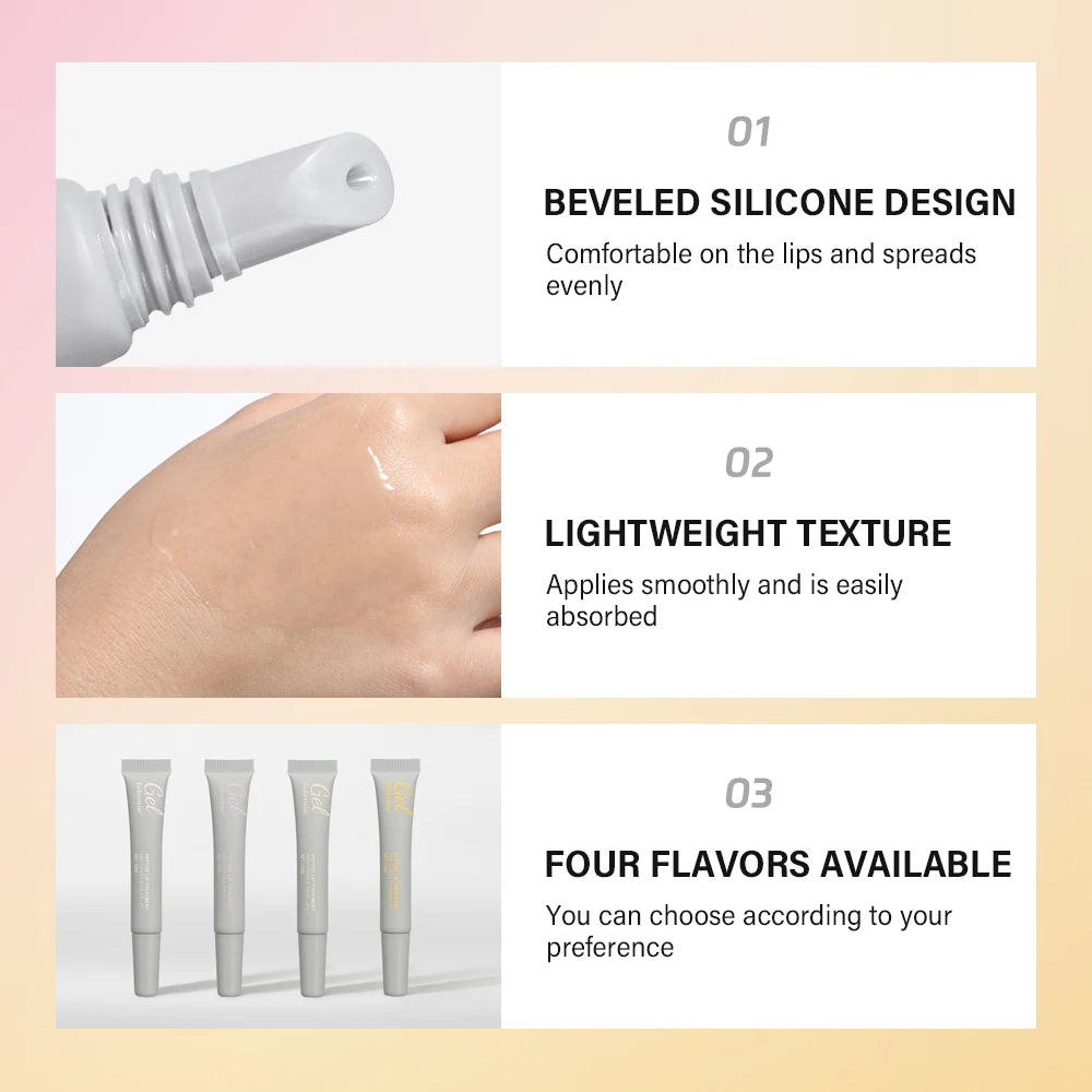 Baume Lèvres Hydratant Peptide – Gel Transparent Réparateur & Repulpant 10ml