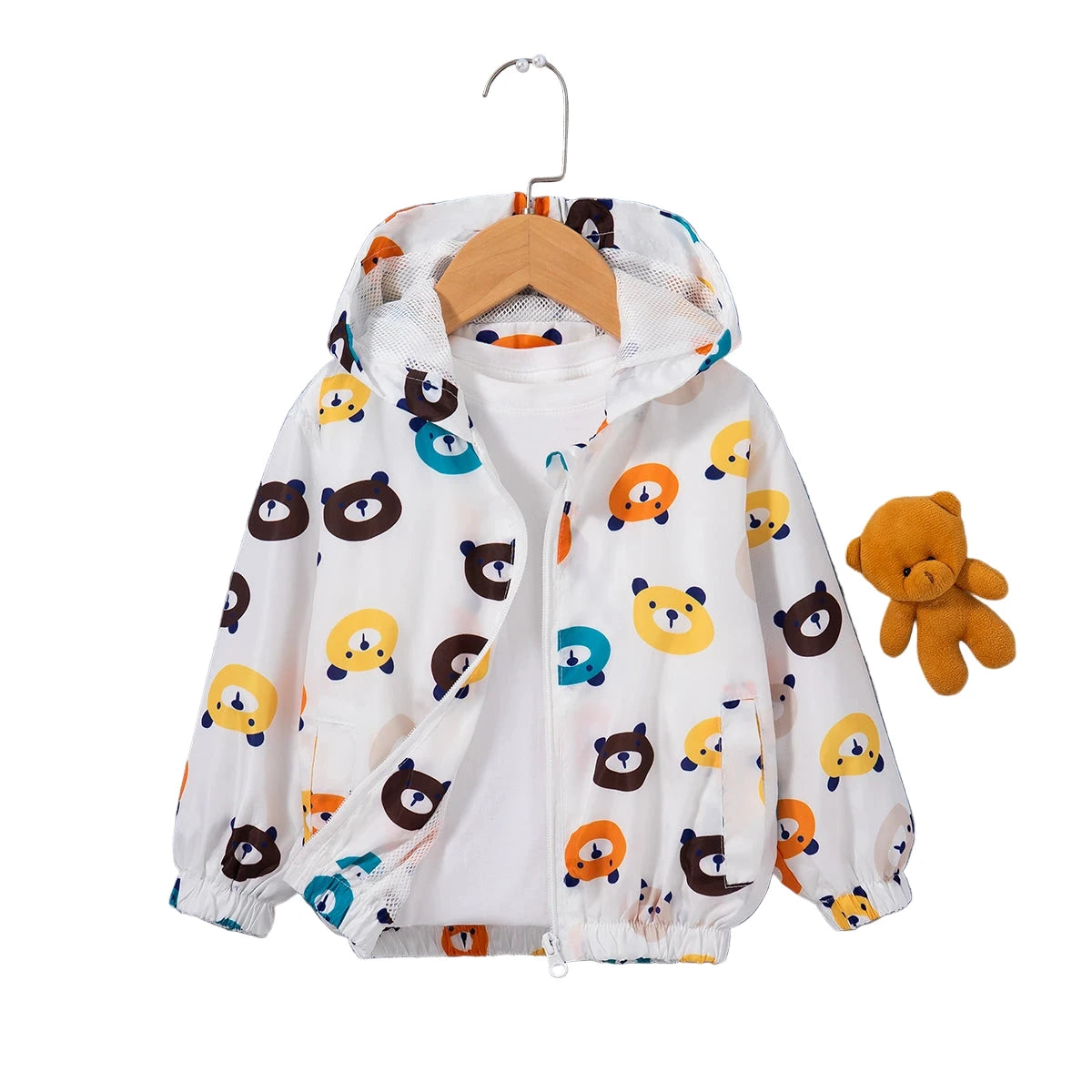 Veste Enfant Dinosaure - Manteau Sport à Capuche Automne