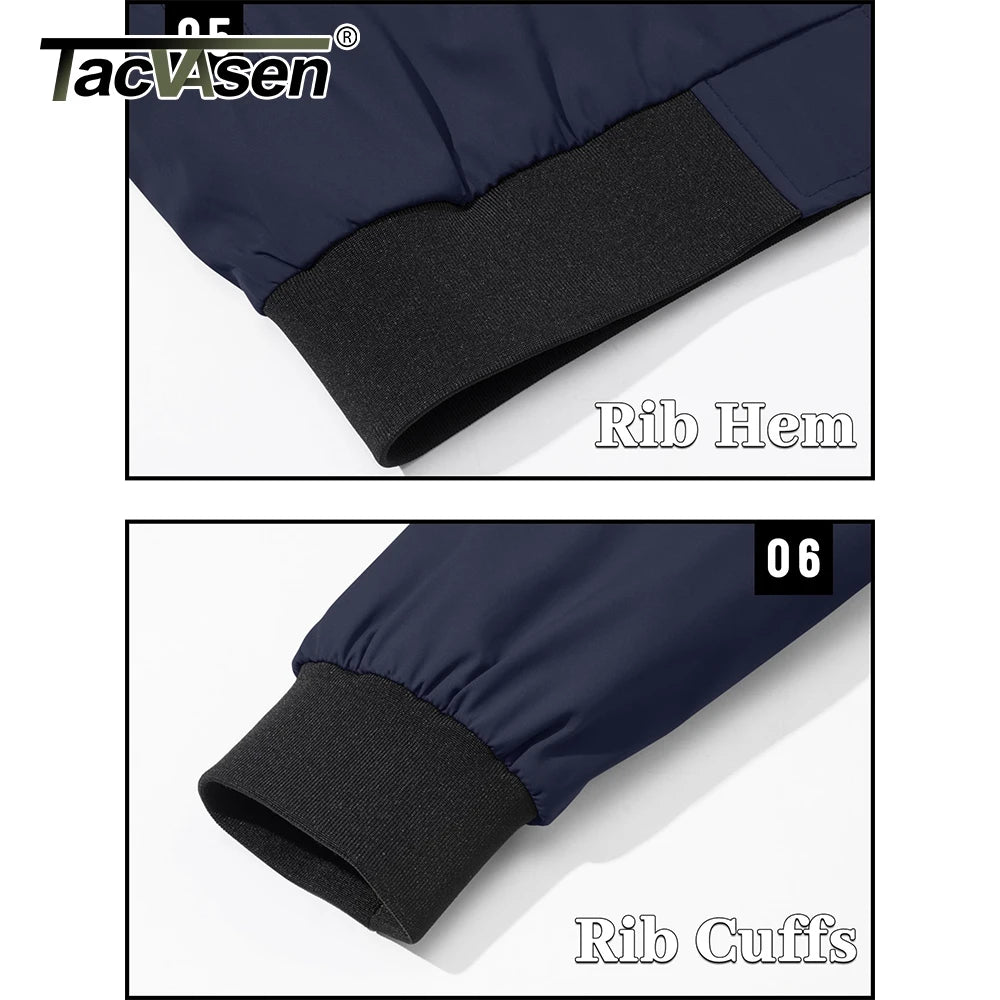 Veste Homme Bomber Légère - Coupe-Vent Imperméable Sport Outdoor