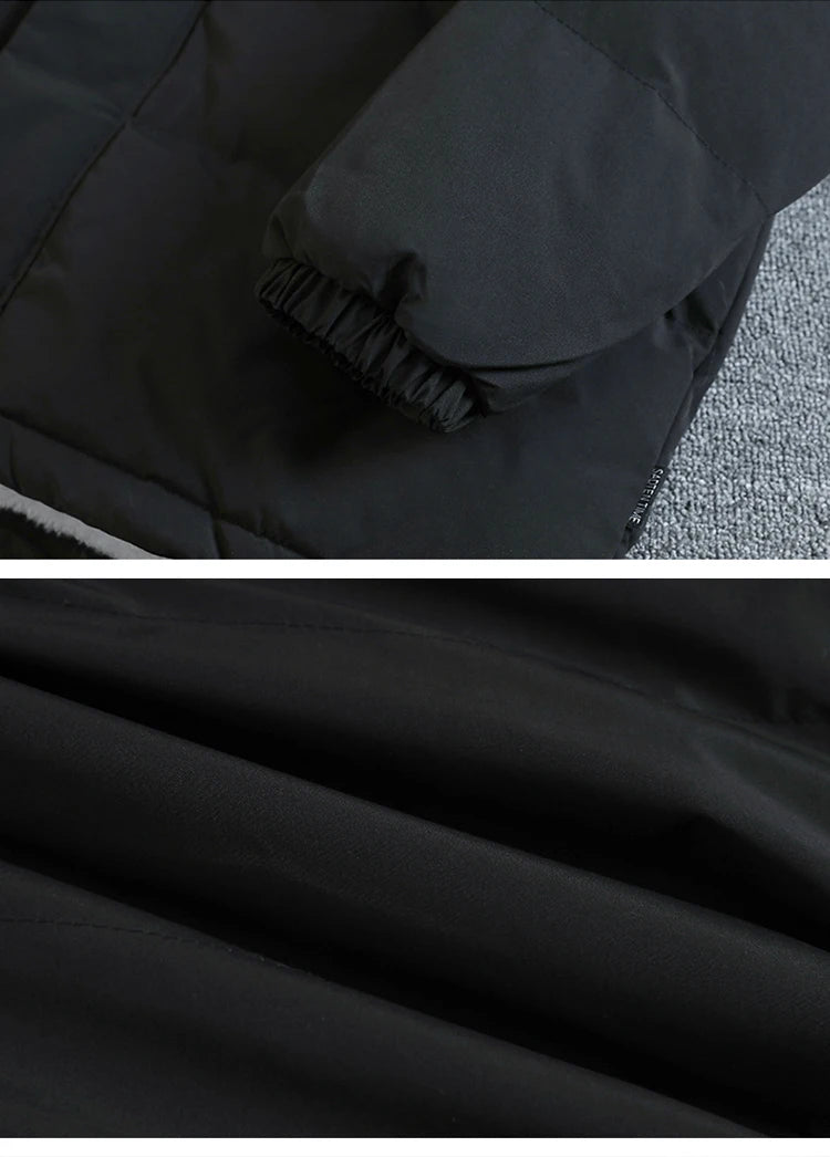 Parka Homme Grand Froid -20°C - Veste Hiver 2025 Doublure Polaire Col Montant