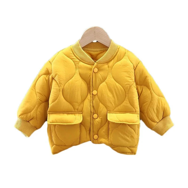 Veste Enfant Automne Hiver - Manteau Coton Casual Unisexe Garçon Fille