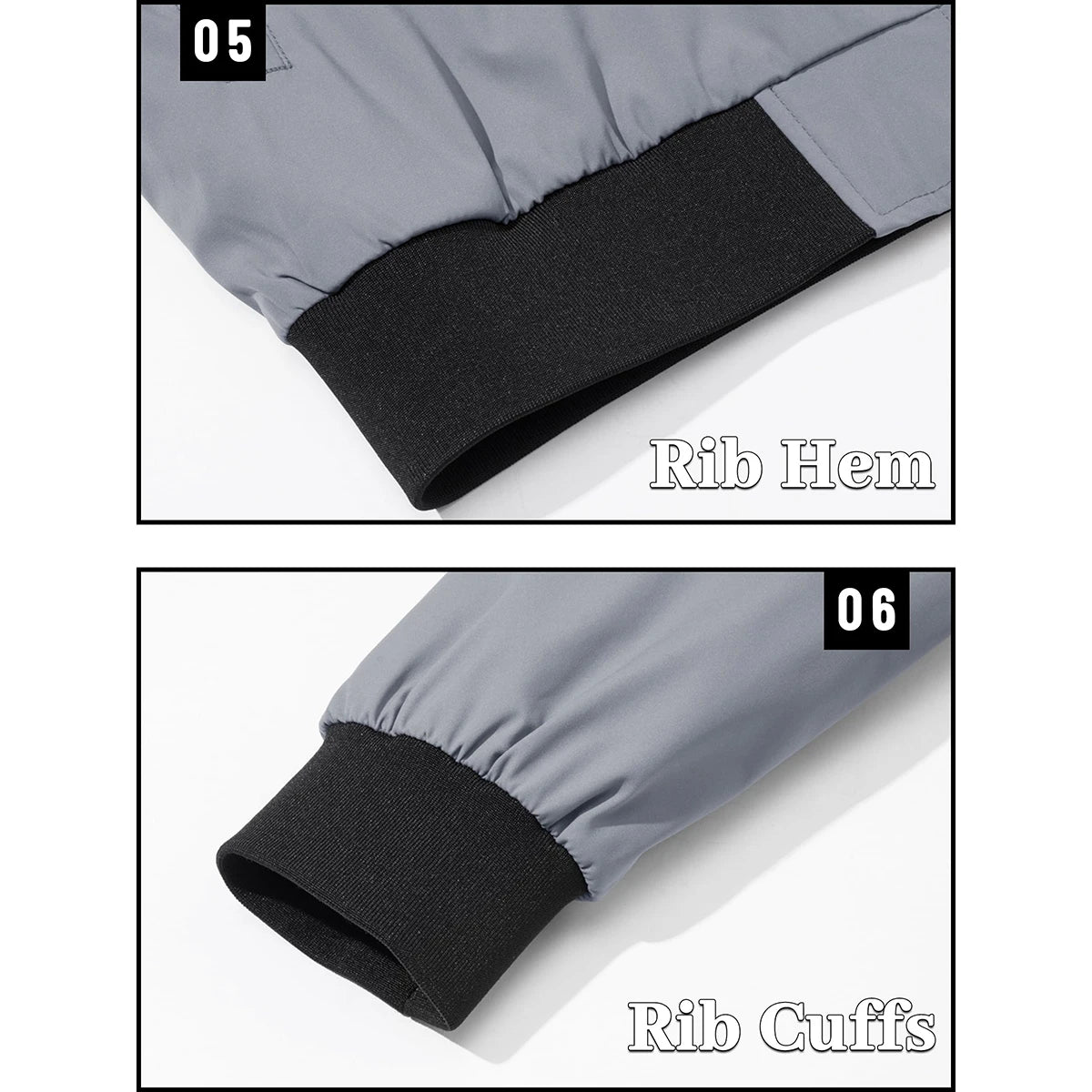 Veste Homme Bomber Légère - Coupe-Vent Imperméable Sport Outdoor