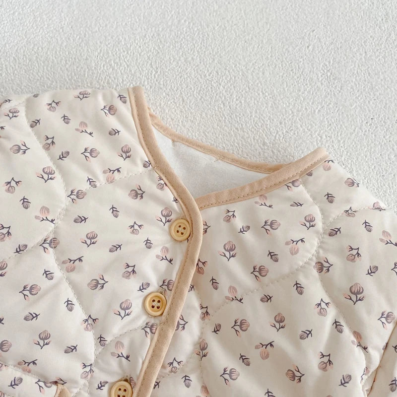 Cardigan Bébé Fille – Épais & Confortable | 0-3 ans | Automne & Hiver