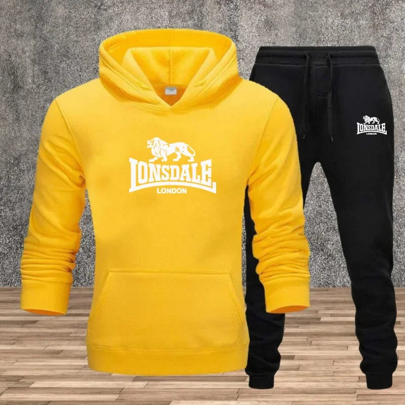 Ensemble Homme Sweat à Capuche et Pantalon - Jogging Urbain Automne Hiver 2025