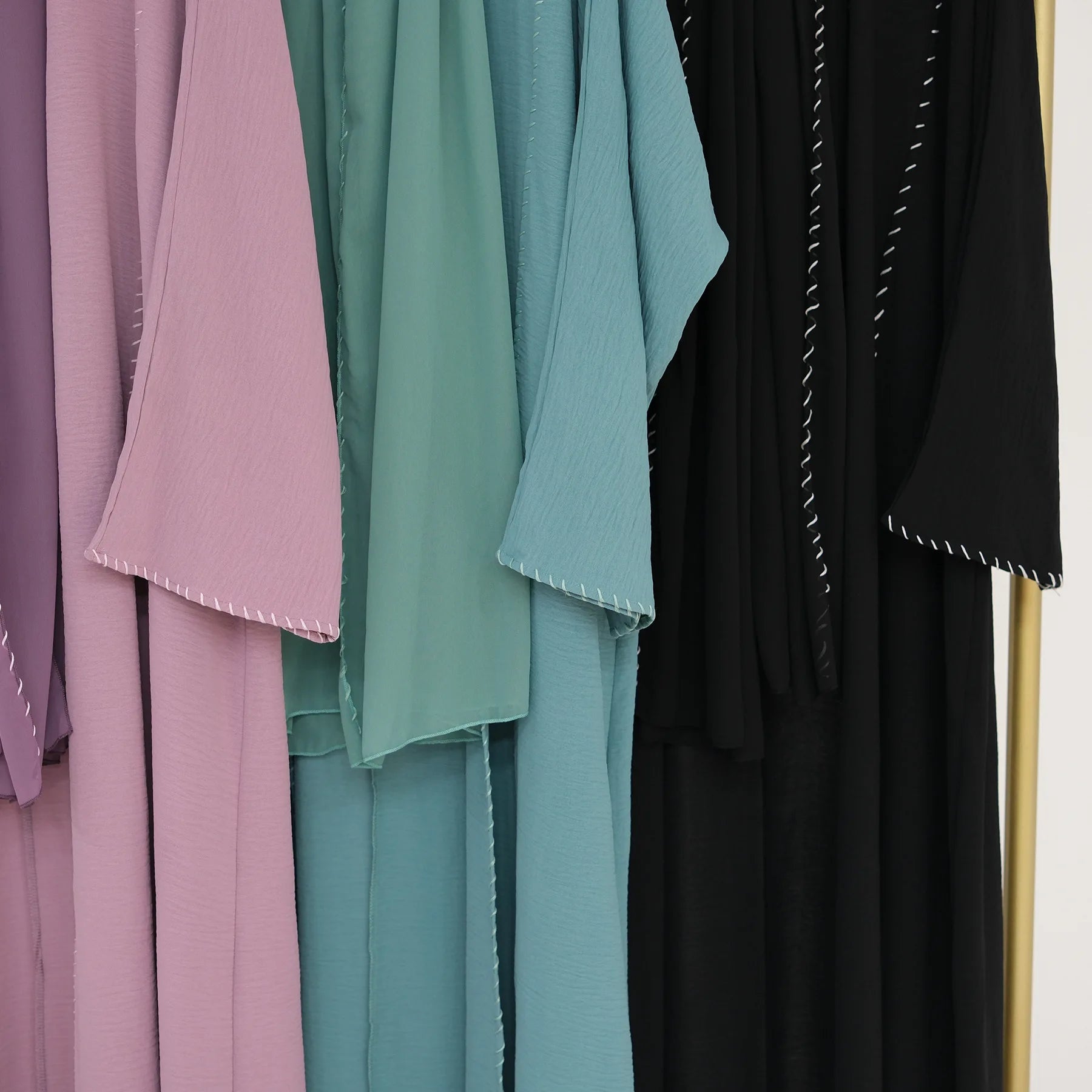 Abaya Femme Musulmane 2 Pièces avec Hijab - Robe Longue Élégante + Cardigan pour Ramadan, Eid et Occasions Spéciales