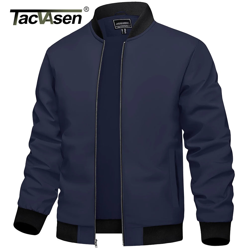 Veste Homme Bomber Légère - Coupe-Vent Imperméable Sport Outdoor