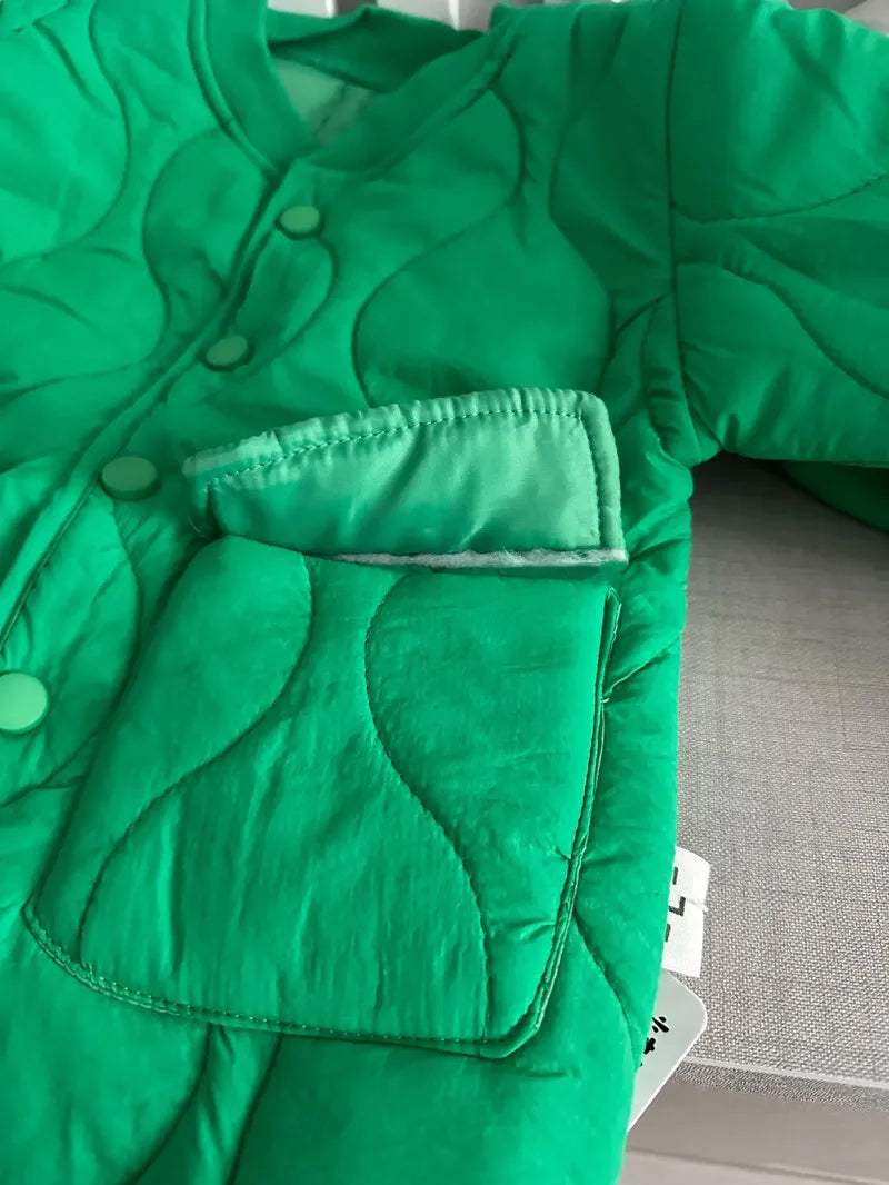 Manteau Automne Hiver Enfant - Veste Coton Casual Unisexe