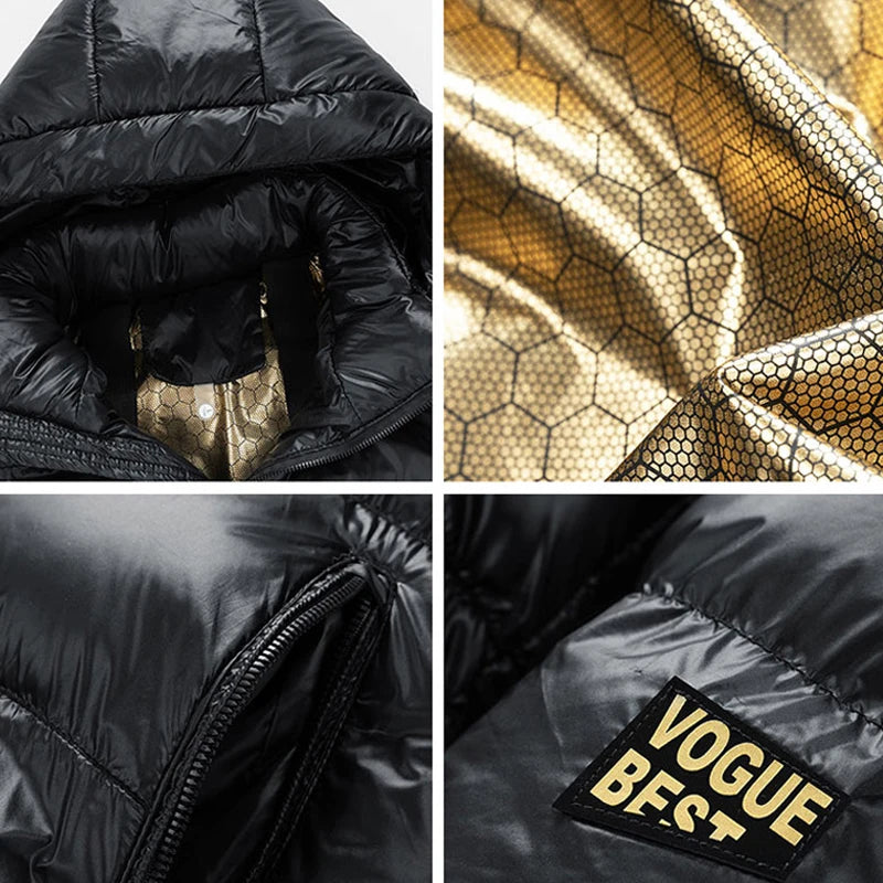 Manteau Hiver Mixte 2025 - Veste Matelassée Capuche Épaisse Streetwear