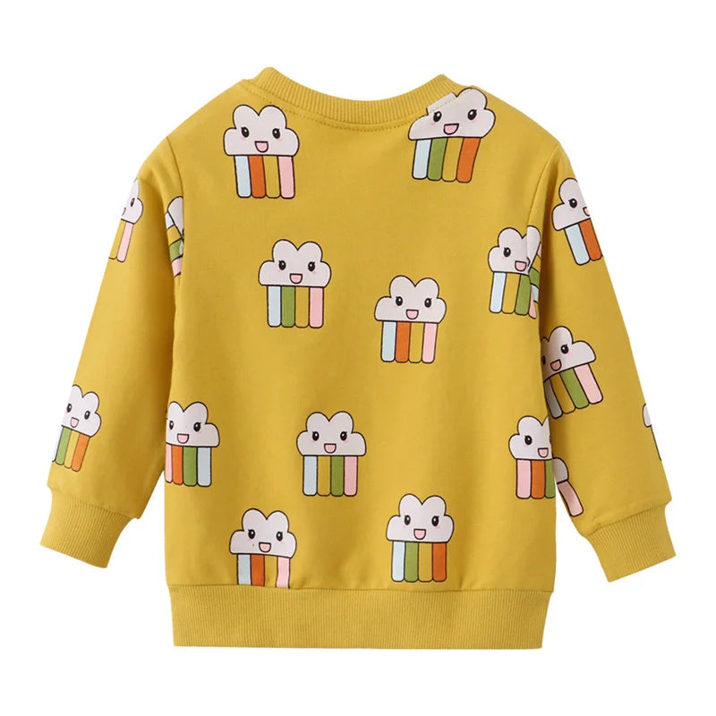 Sweat Enfant Garçon & Fille – Hiver & Printemps | Motifs Animaux et Fun | Confort & Style 2-7 Ans