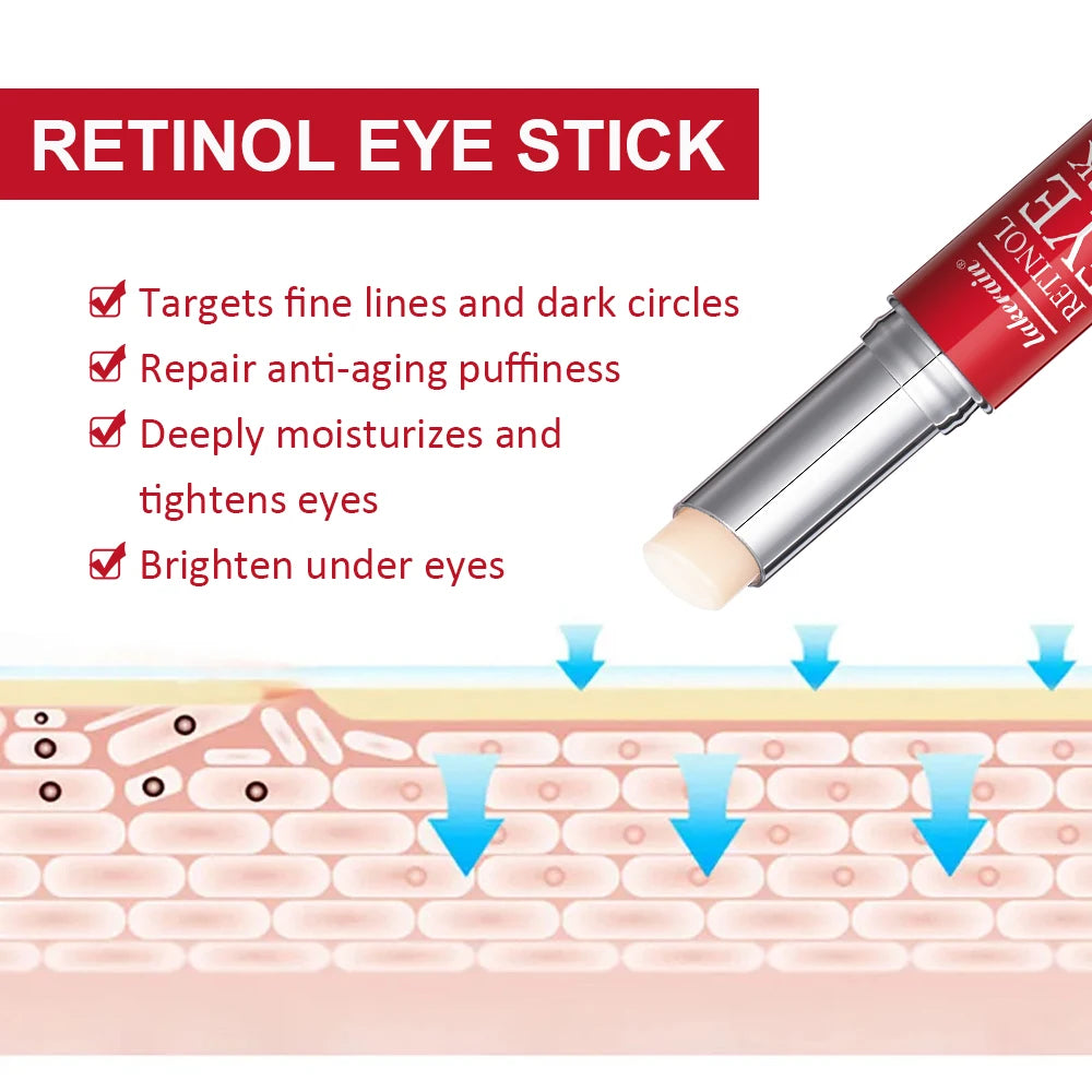 Serum Stick fRetinol Eye Cream Lightening Dark Circles Firming Skin Instant Eye Repairor women Women Eyes Care
