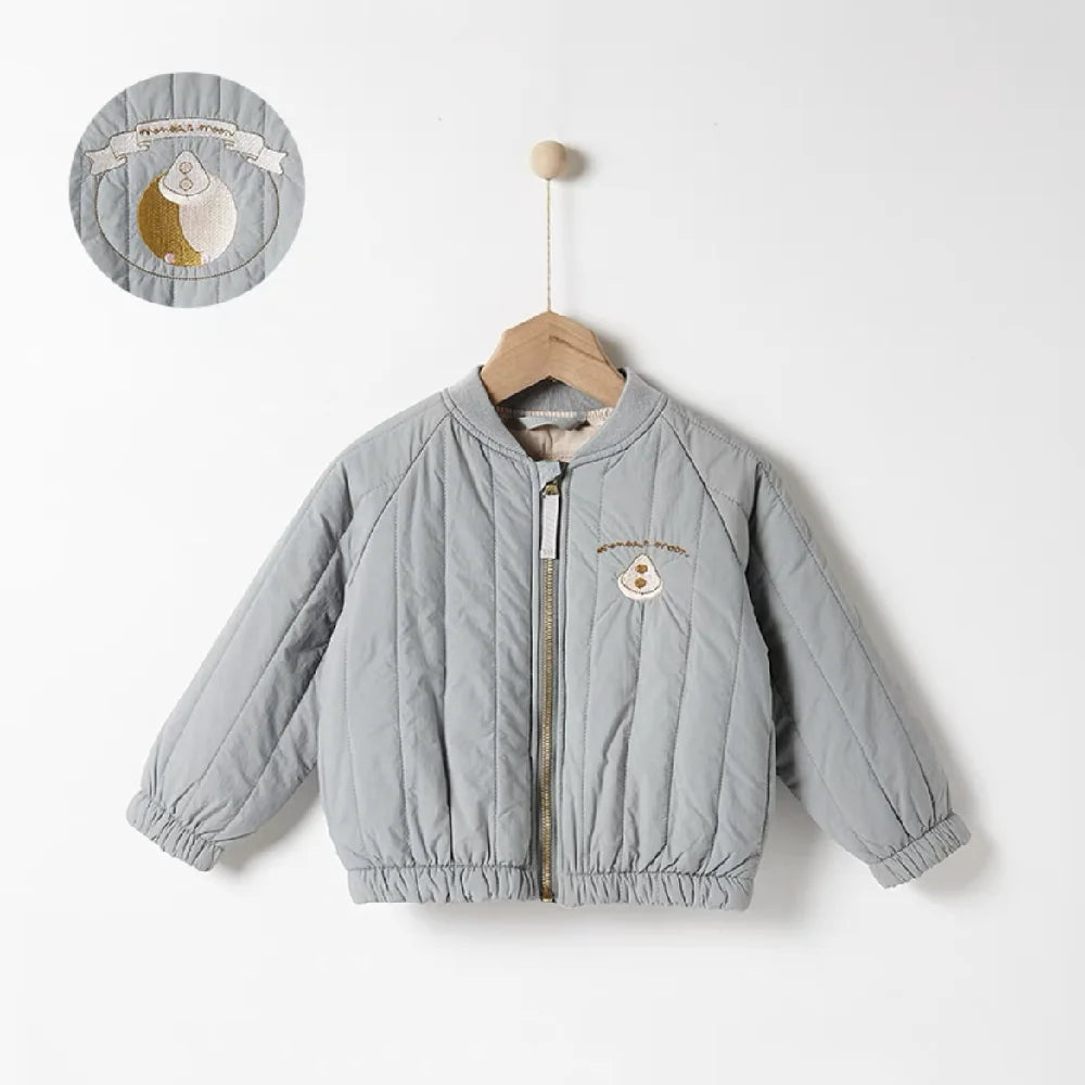 Veste Enfant Fille 1-6 Ans - Manteau Chaud Matelassé Automne Hiver