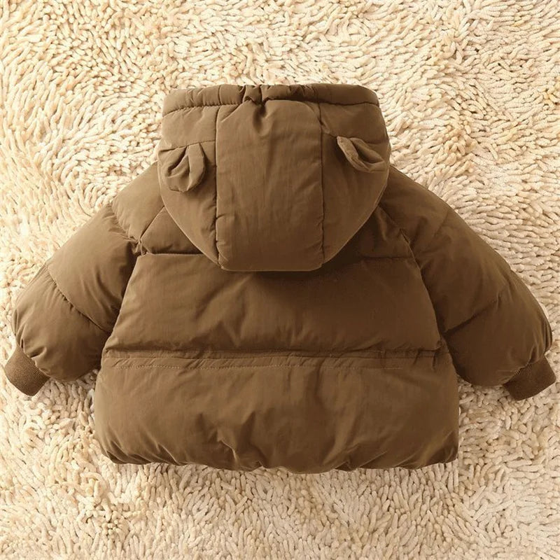 Doudoune Enfant Hiver - Manteau Chaud à Capuche Garçon Fille