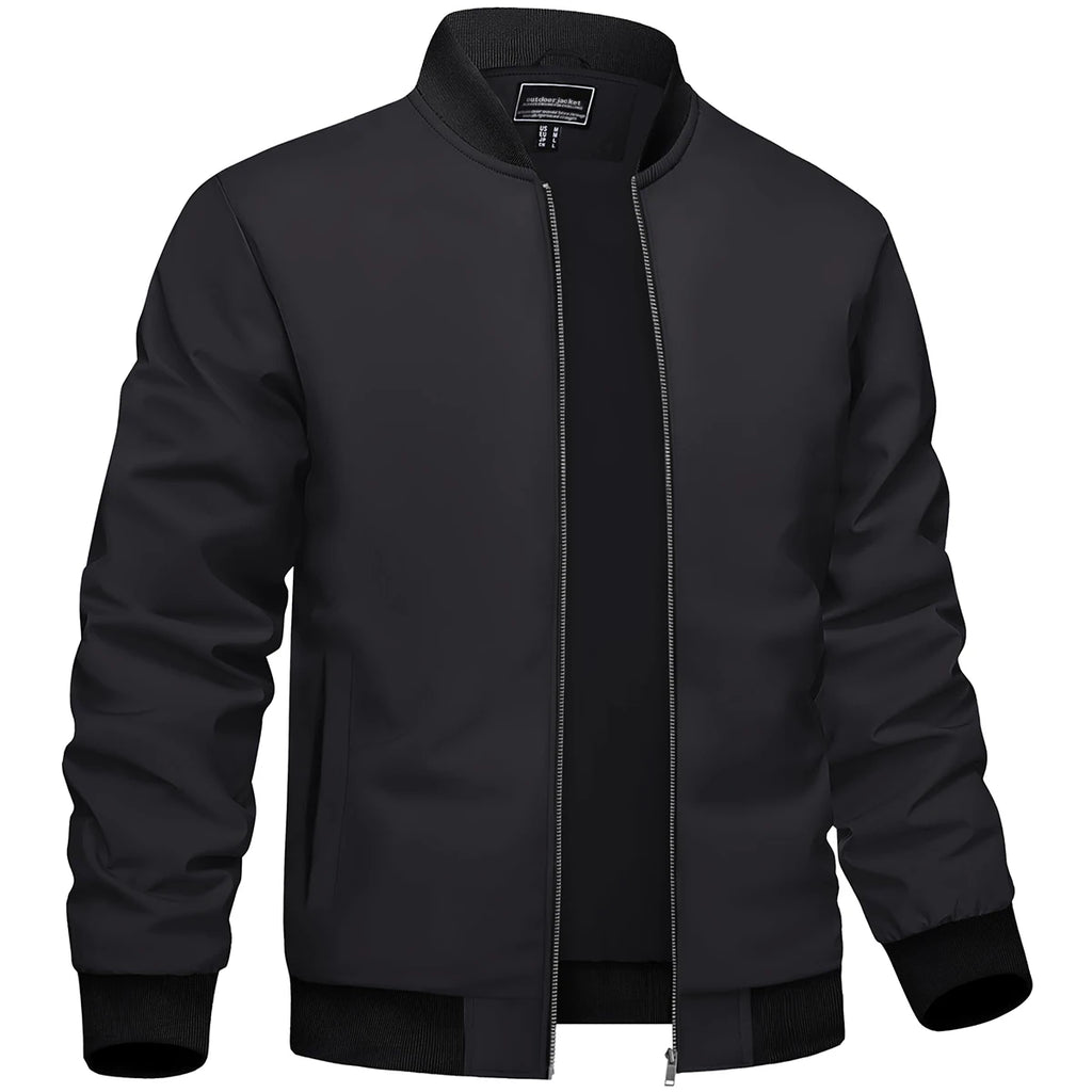 Veste Homme Bomber Légère - Coupe-Vent Imperméable Sport Outdoor