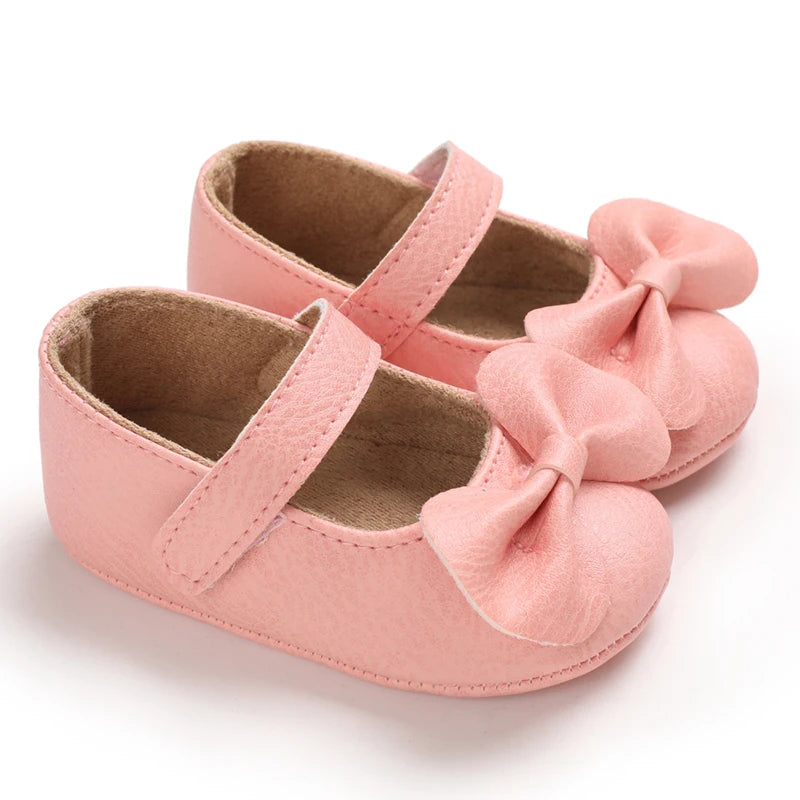 Chaussures Bébé Princesse – Souples & Antidérapantes | 0-18 mois 👶✨