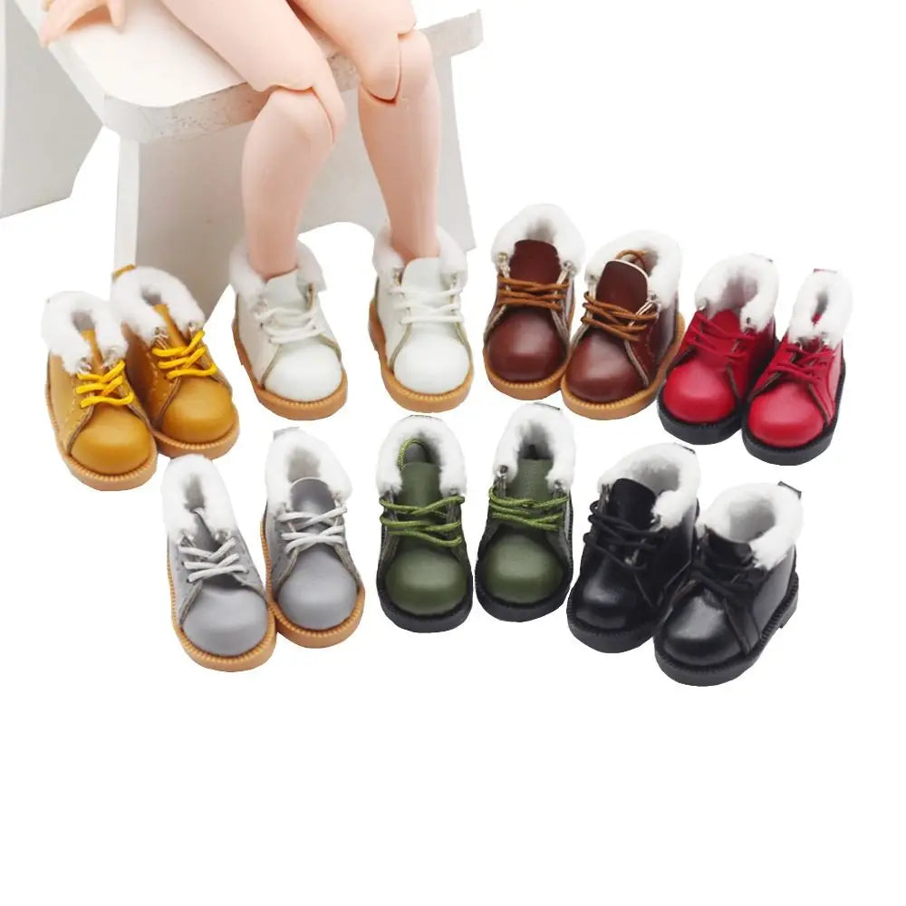 Chaussures Bottines pour Poupées – Bottes d’Hiver 3,2 cm (Accessoires pour Blythe, OB22, OB24, 1/6 BJD)