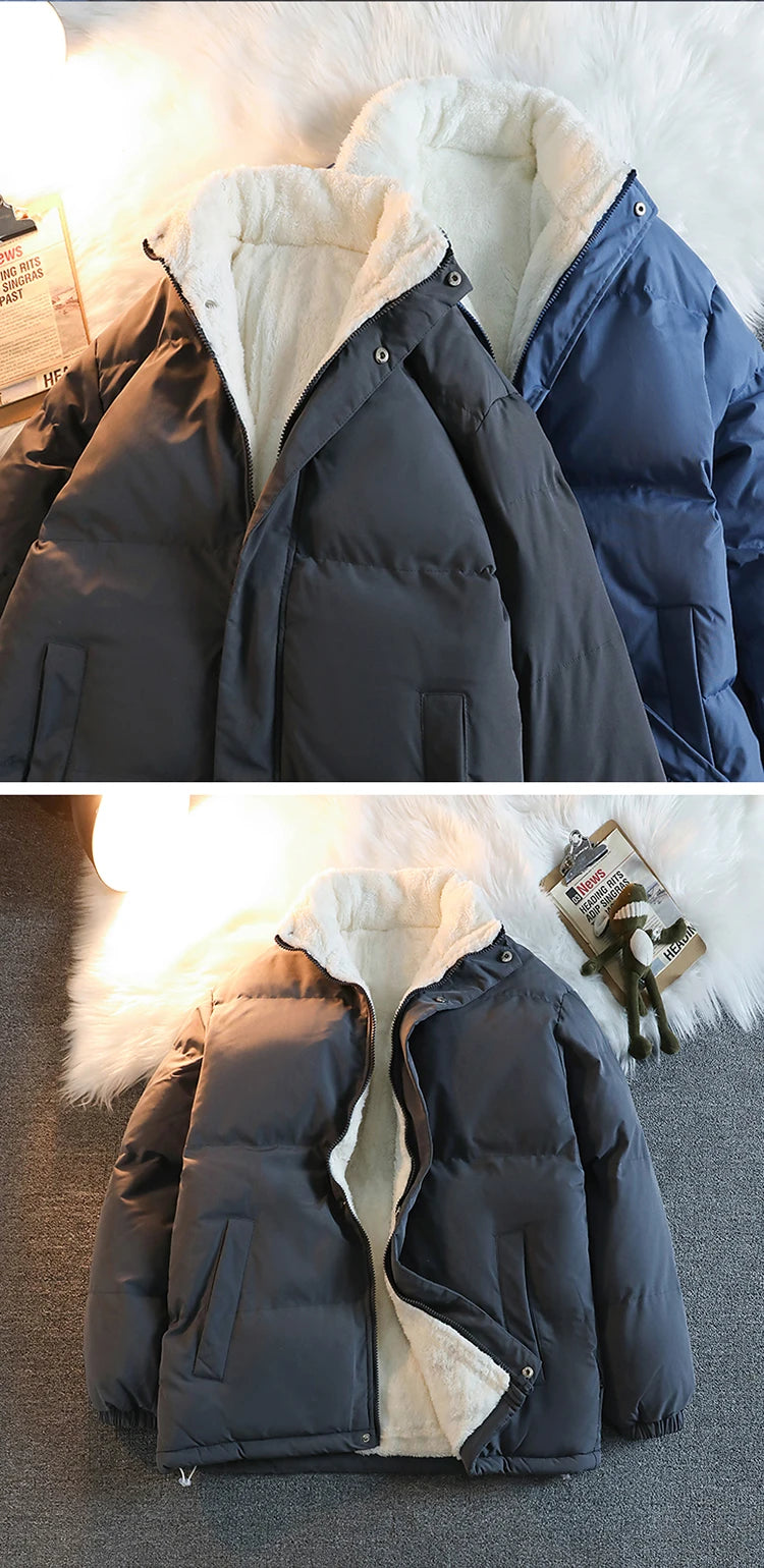 Parka Homme Grand Froid -20°C - Veste Hiver 2025 Doublure Polaire Col Montant