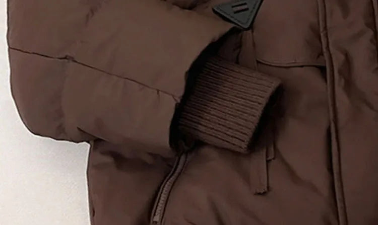 Parka Femme Coréenne Automne Hiver - Veste Matelassée Chaude à Capuche