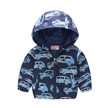 Veste Enfant Col Fourrure - Manteau Hiver Chaud à Capuche 2-6 Ans
