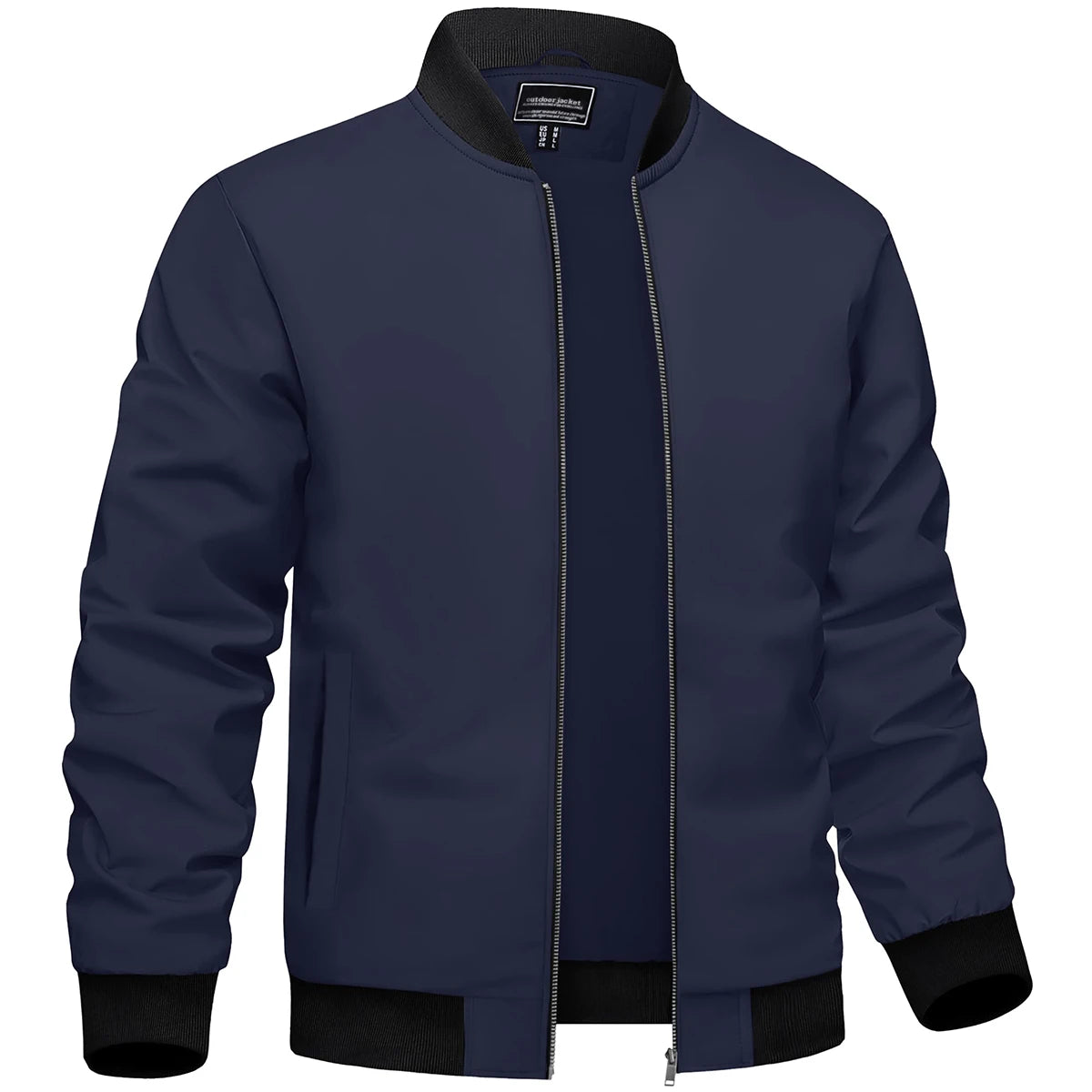Veste Homme Bomber Légère - Coupe-Vent Imperméable Sport Outdoor