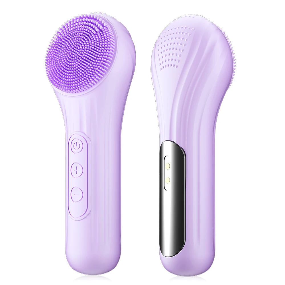 Brosse Nettoyante Faciale Sonique Rechargeable - Exfoliation et Nettoyage Profond
