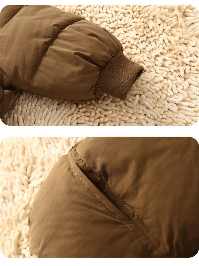 Doudoune Enfant Hiver - Manteau Chaud à Capuche Garçon Fille