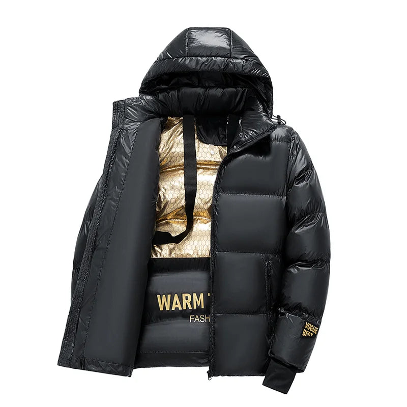 Manteau Hiver Mixte 2025 - Veste Matelassée Capuche Épaisse Streetwear