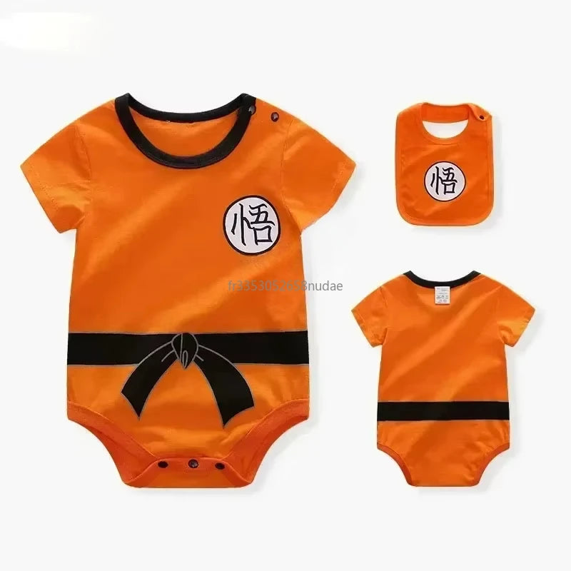 Body Bébé Dragon Ball Z – Tenue Kame Sennin – Costume Mignon 0-24 Mois