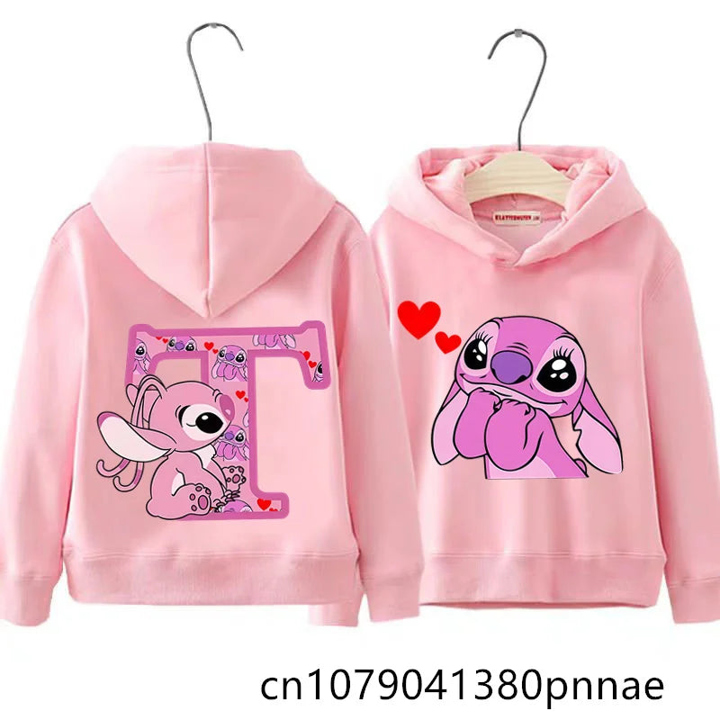 Sweat à Capuche Enfant Lilo et Stitch - Hoodie Mode Automne Hiver