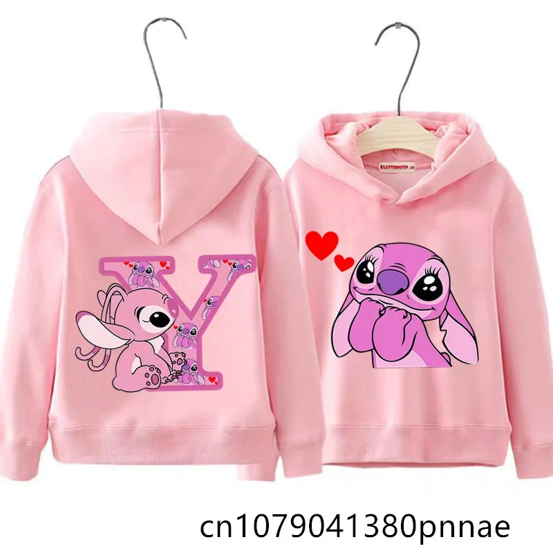 Sweat à Capuche Enfant Lilo et Stitch - Hoodie Mode Automne Hiver