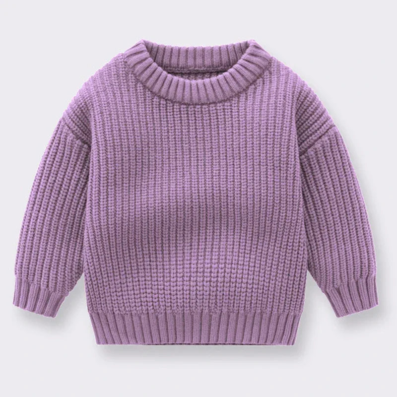 Pull Tricot Bébé Doux & Chaud – Automne/Hiver (0 à 6 ans)