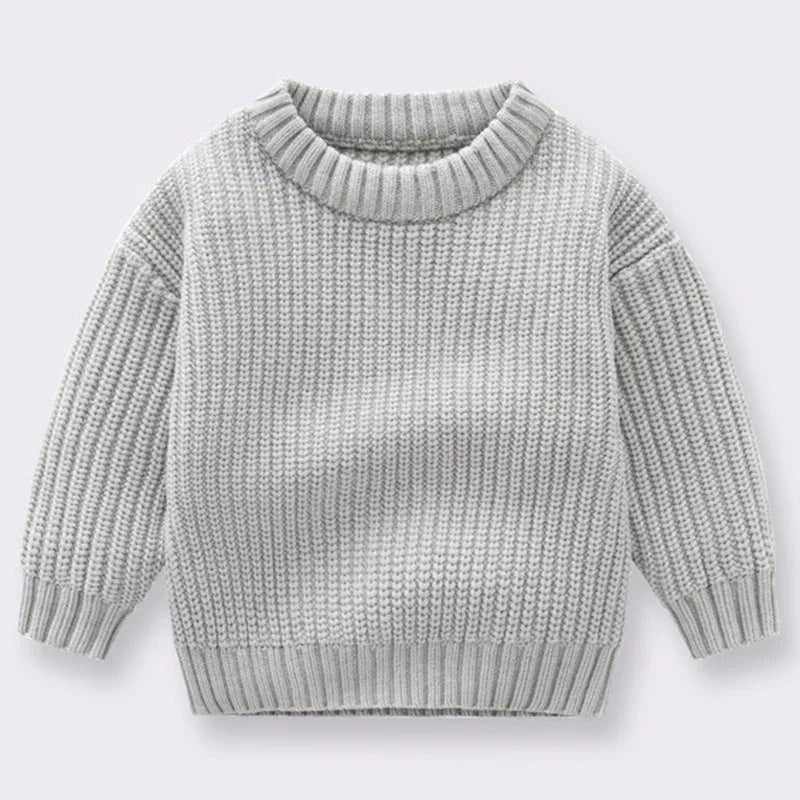 Pull Tricot Bébé Doux & Chaud – Automne/Hiver (0 à 6 ans)