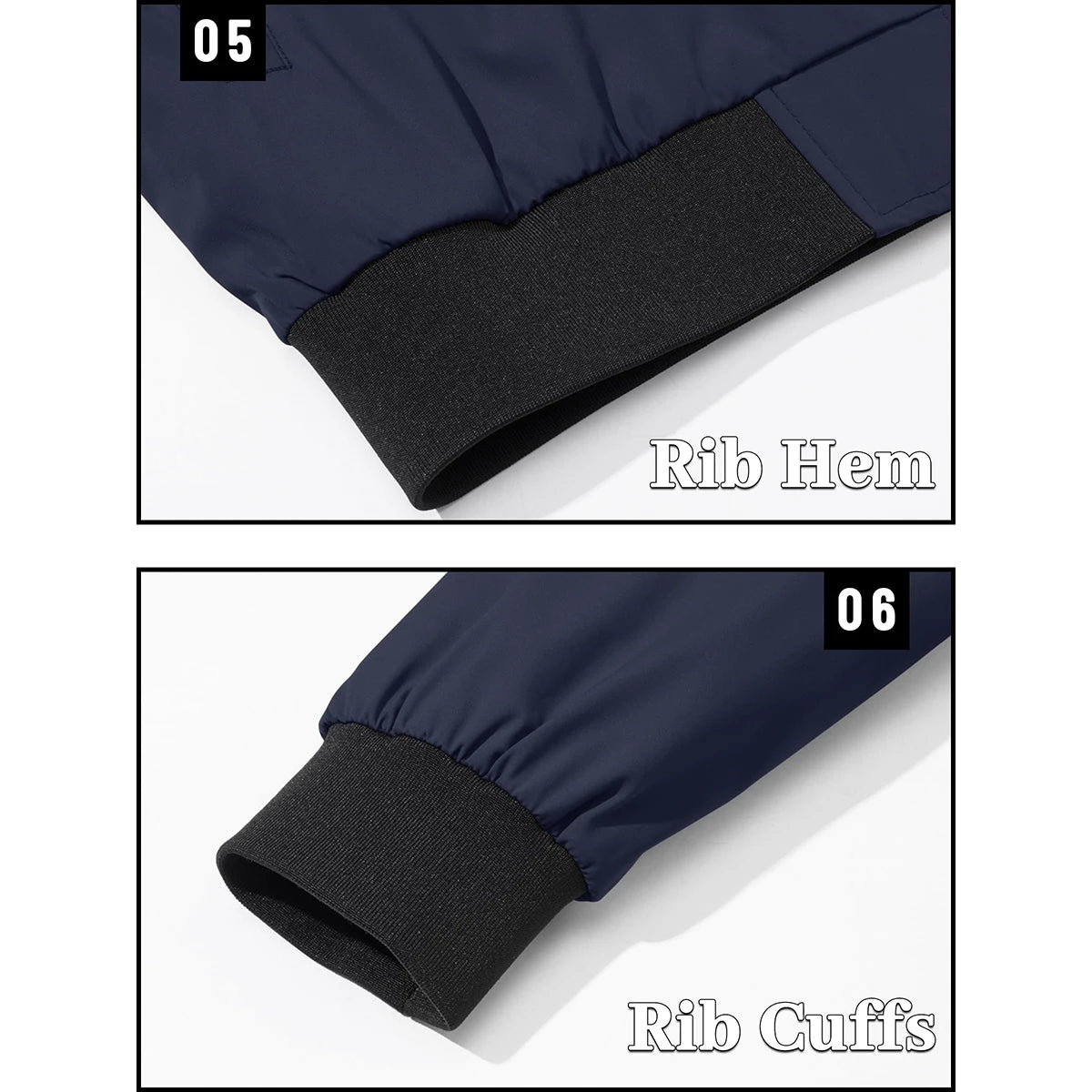 Veste Homme Bomber Légère - Coupe-Vent Imperméable Sport Outdoor