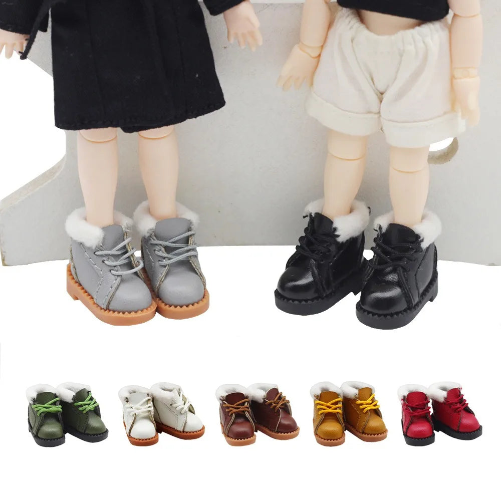 Chaussures Bottines pour Poupées – Bottes d’Hiver 3,2 cm (Accessoires pour Blythe, OB22, OB24, 1/6 BJD)