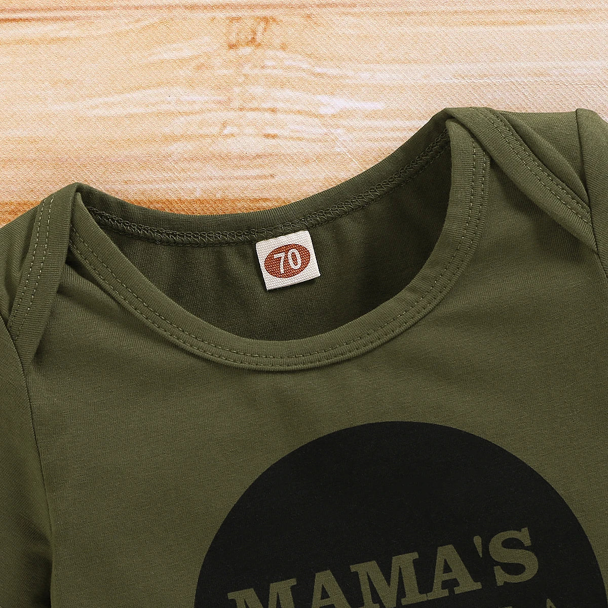 Ensemble Bébé Garçon Été 3 Pièces - Body + Pantalon Camouflage + Chapeau 0-18 Mois