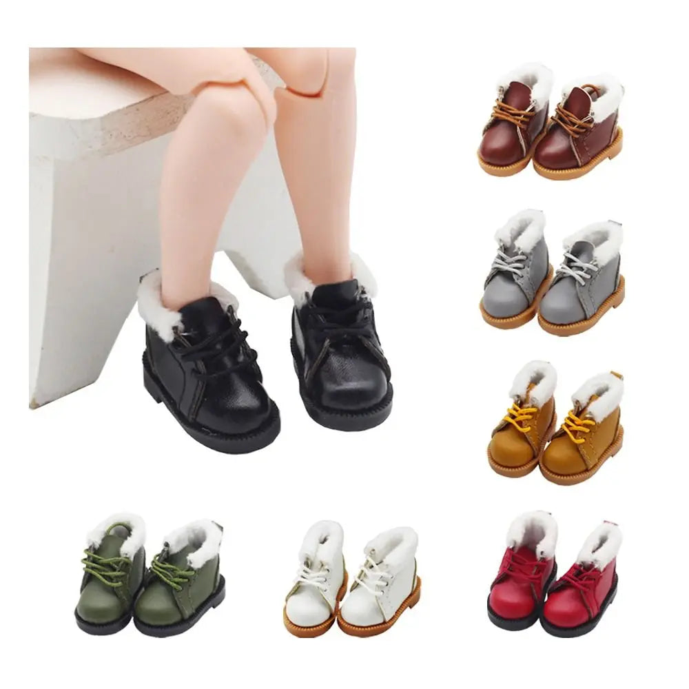 Chaussures Bottines pour Poupées – Bottes d’Hiver 3,2 cm (Accessoires pour Blythe, OB22, OB24, 1/6 BJD)