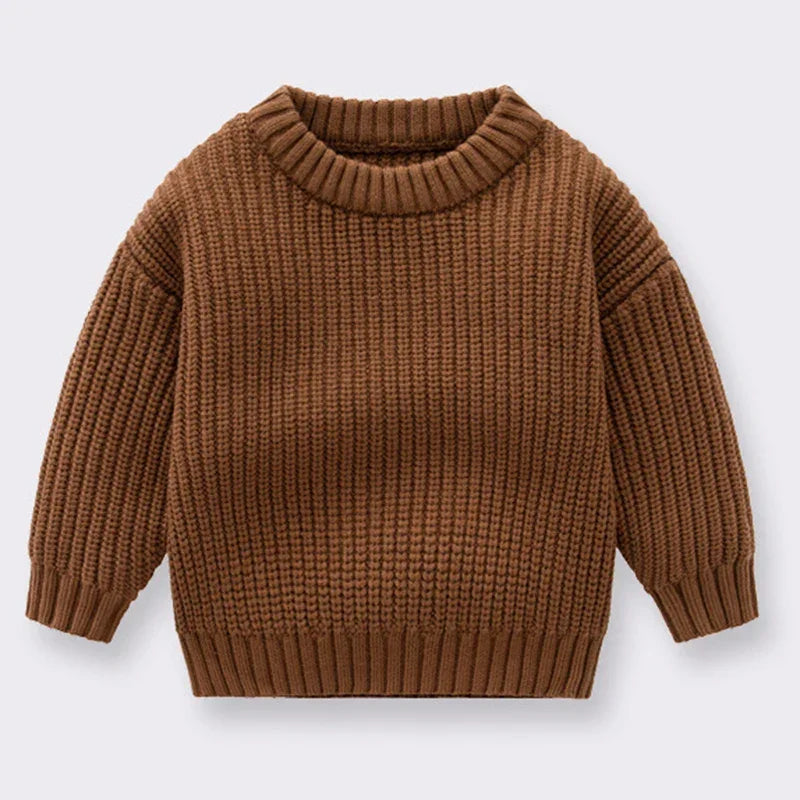 Pull Tricot Bébé Doux & Chaud – Automne/Hiver (0 à 6 ans)