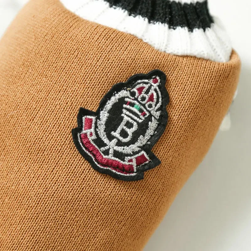 Pull pour chien chaud Vêtements d’hiver Col roulé Tricoté Chat Chiot Vêtements Costume pour petits chiens Chihuahua Tenue Pulls Gilet