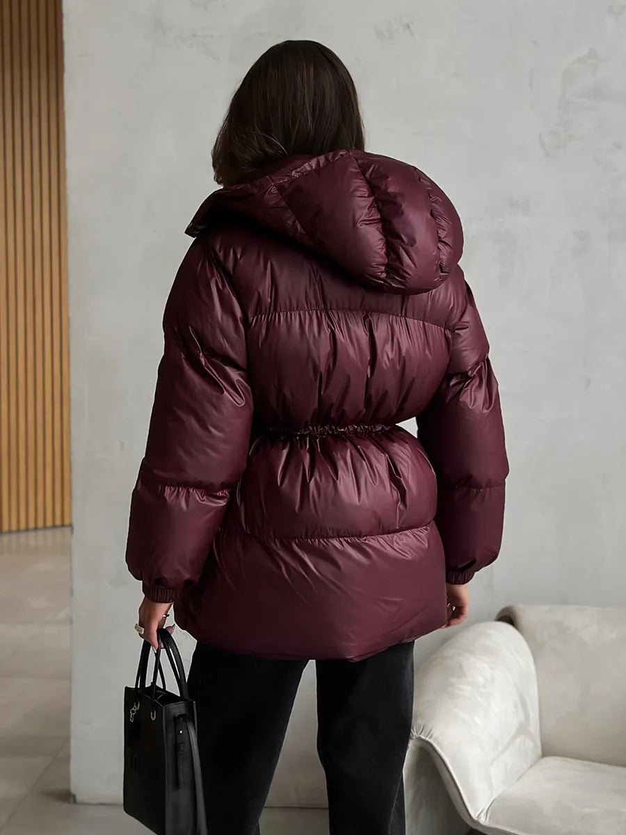 Veste Matelassée Femme à Capuche - Doudoune Confortable Hiver