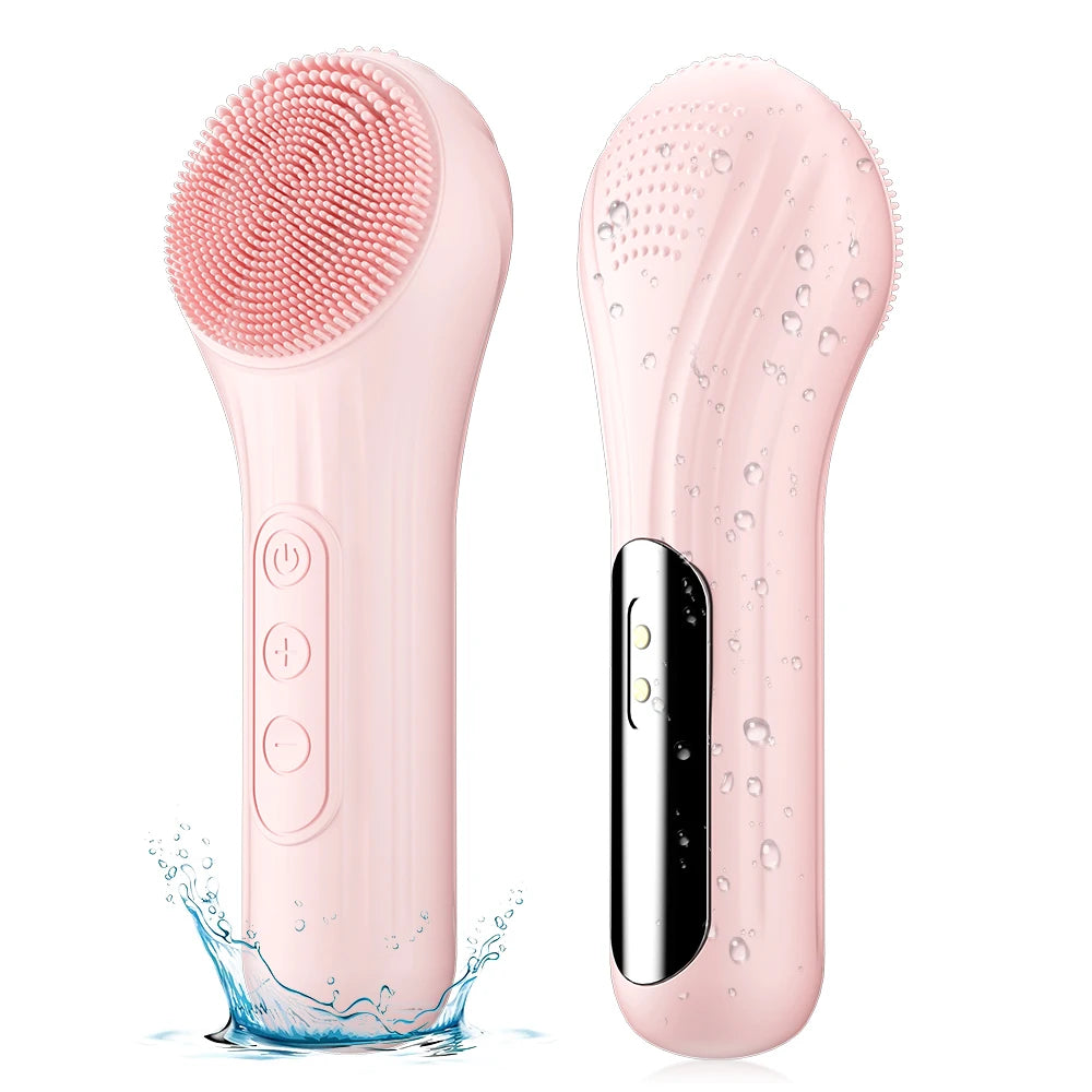 Brosse Nettoyante Faciale Sonique Rechargeable - Exfoliation et Nettoyage Profond